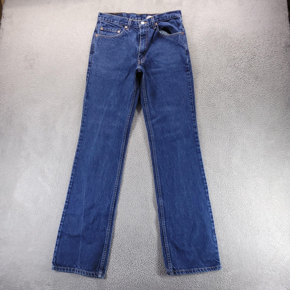 VTG Levis 517 Jeans Mens 33x36 Blue Bootcut Dark Wash Y2K Western Cowboy